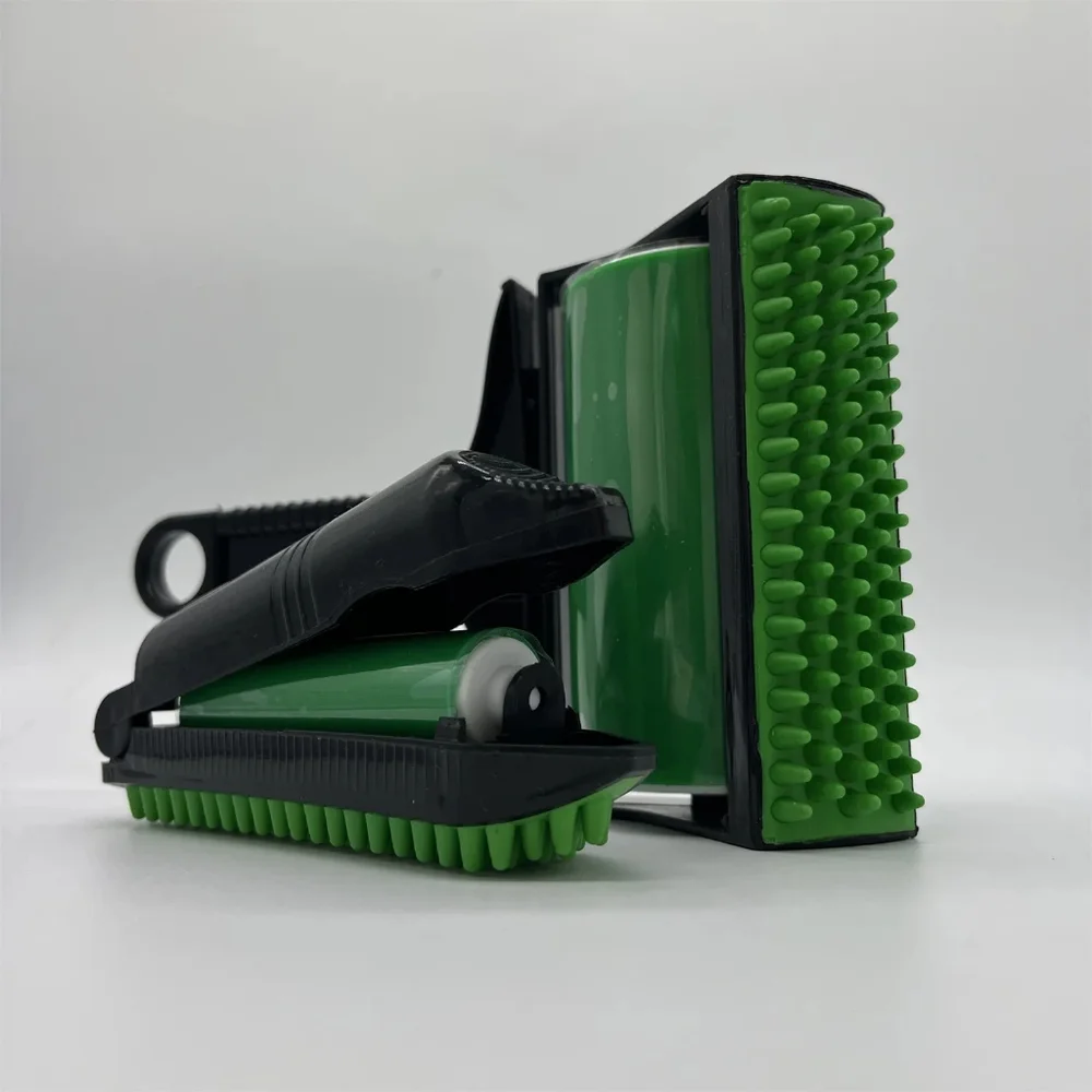 Pet hair removal and lint green